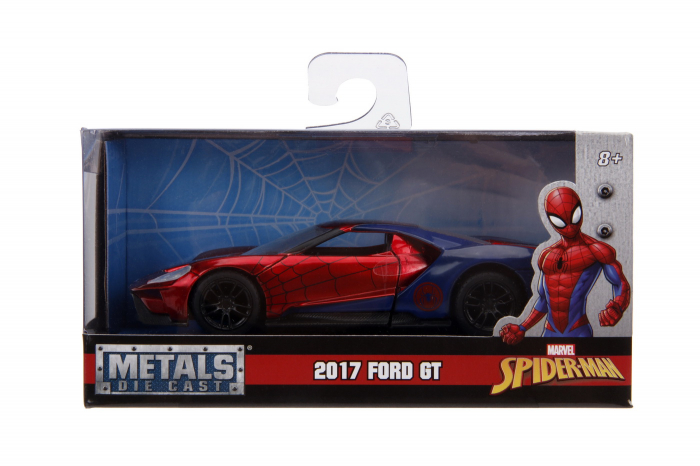 Mașinuță Metalică Spiderman 2017 Ford GT 1:32 [8]