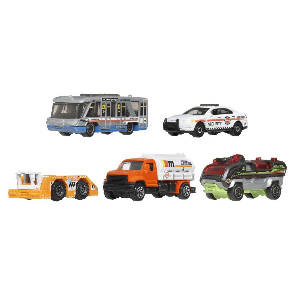 MATCHBOX SET 5 MASINUTE METALICE MBX AIRPORT II SCARA 1 LA 64 [4]