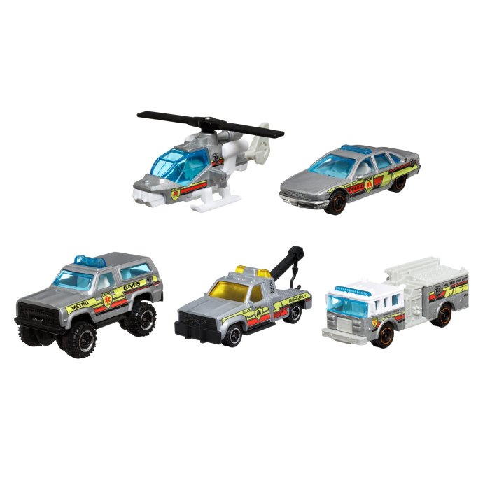 Matchbox set 5 masinute metalice mbx city drivers ii scara 1:64 [2]