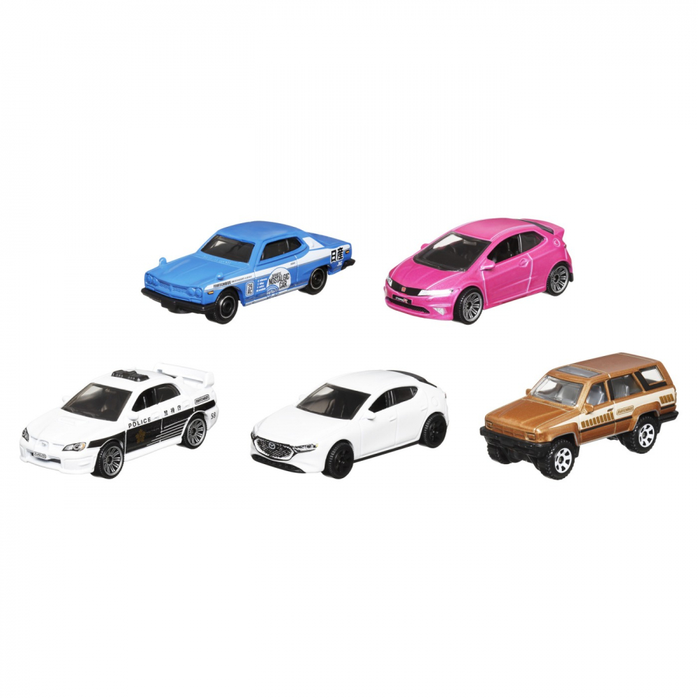 Matchbox Set 5 Masinute Metalice Mbx Japan Cruisers Scara 1:64 [2]