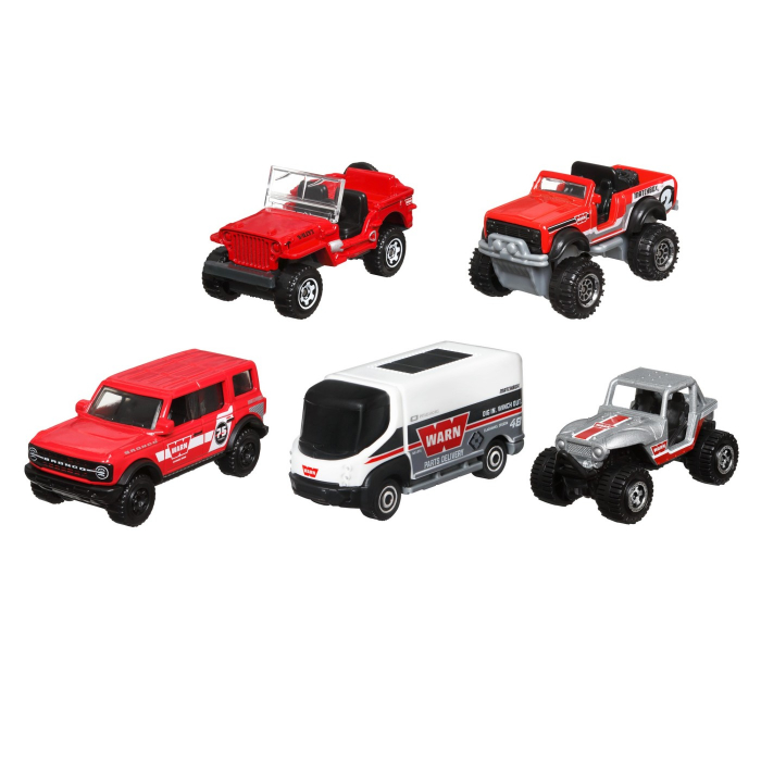 Matchbox set 5 masinute metalice warn industries scara 1:64 [2]