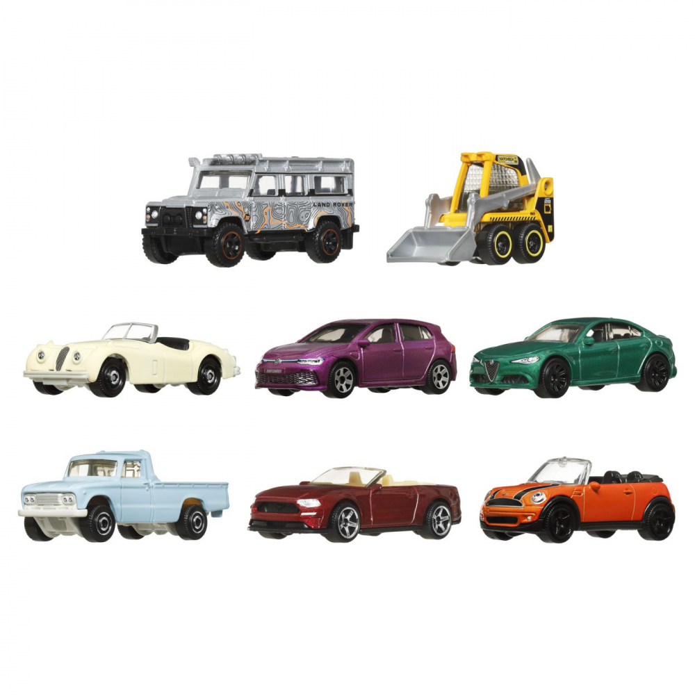 MATCHBOX SET 8 MASINUTE METALICE EXCLUSIV LAND ROVER 110 SCARA 1 LA 64 [3]