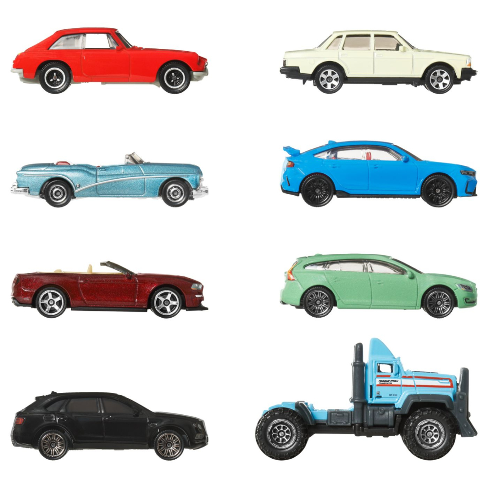 MATCHBOX SET 8 MASINUTE METALICE EXCLUSIV VOLVO V60 2016 SCARA 1 LA 64 [5]