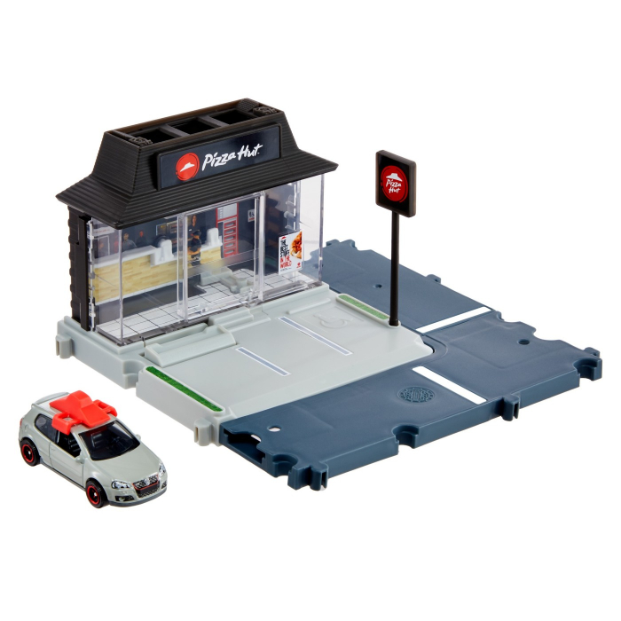 Matchbox - Set Action Drivers Pizza Hut [2]
