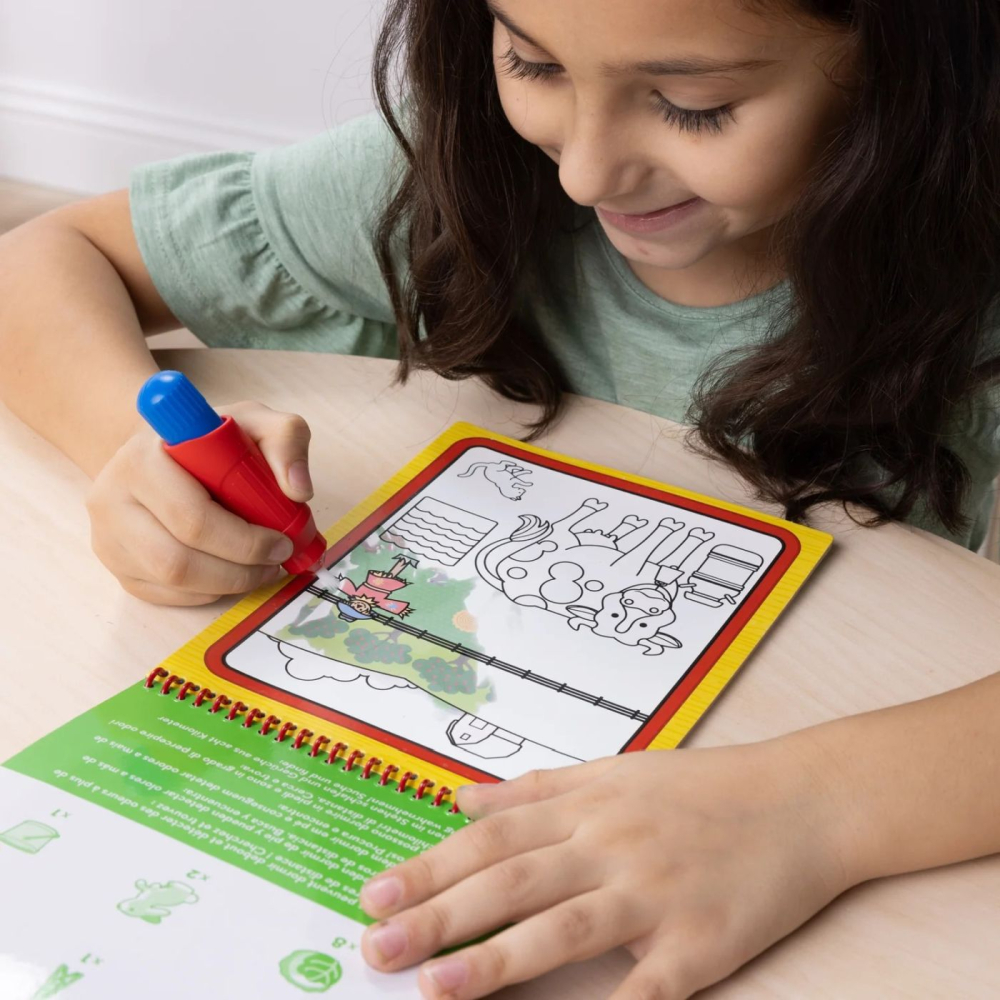 MELISSA AND DOUG CARTE DE COLORAT FERMA REUTILIZABILA CU APA WATER WOW [4]