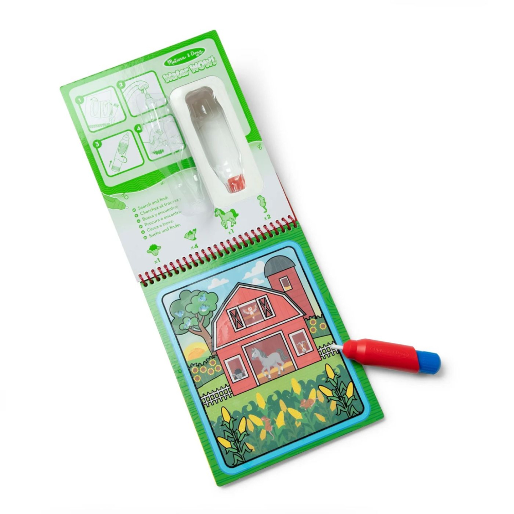 MELISSA AND DOUG CARTE DE COLORAT FERMA REUTILIZABILA CU APA WATER WOW [6]