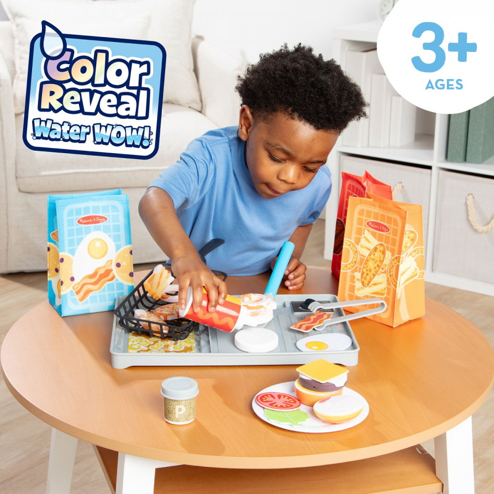 MELISSA AND DOUG SET DE JOACA DIN LEMN GRATAR CU SCHIMBAREA CULORII WATER WOW [3]