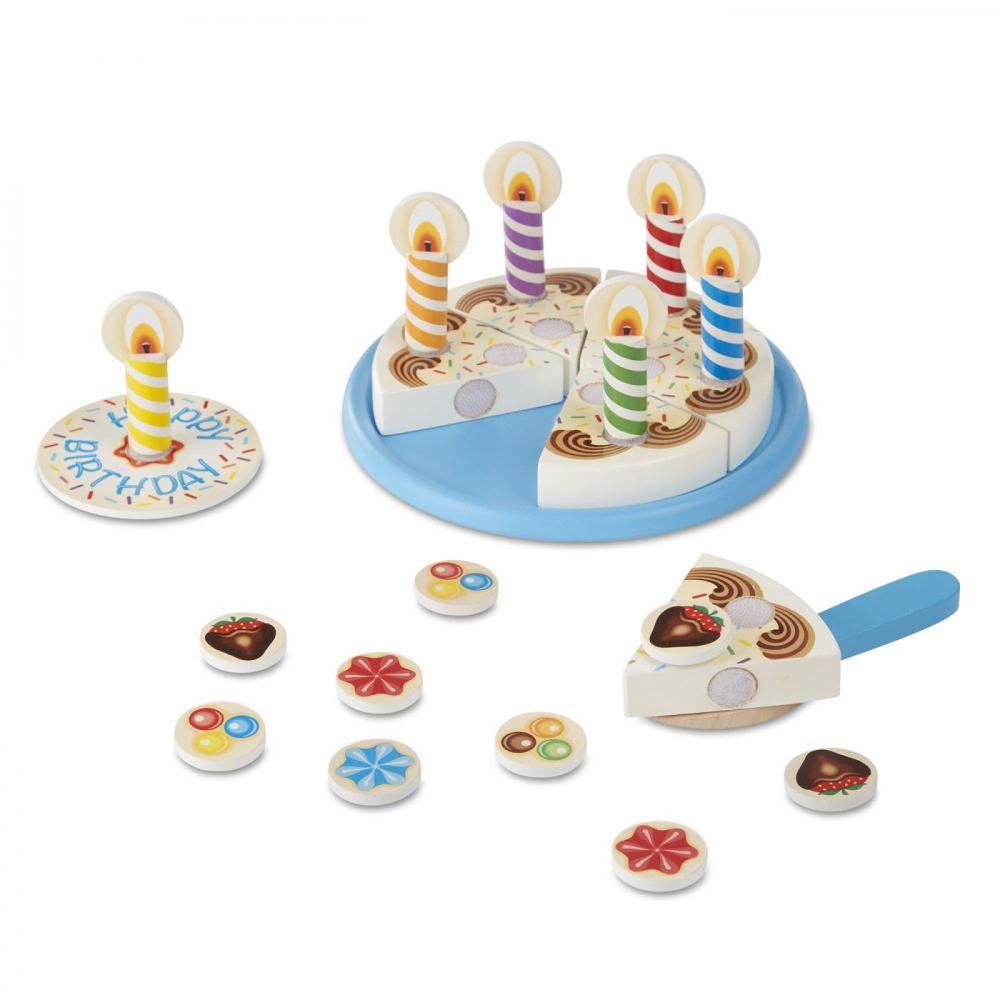 MELISSA AND DOUG SET DE JOACA DIN LEMN TORT ANIVERSAR [7]