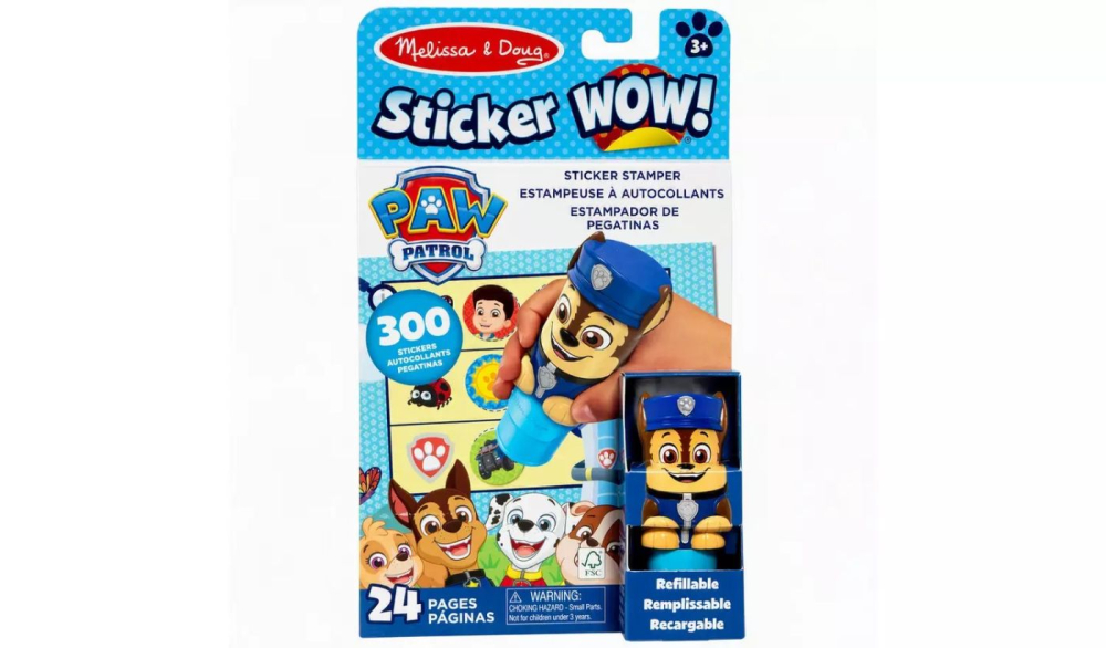MELISSA AND DOUG STICKER WOW PATRULA CATELUSILOR SET DE JOACA AUTOCOLANTE SI STAMPILA CHASE