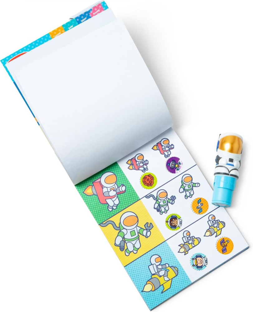 MELISSA AND DOUG STICKER WOW SET DE JOACA AUTOCOLANTE SI STAMPILA ASTRONAUT [2]