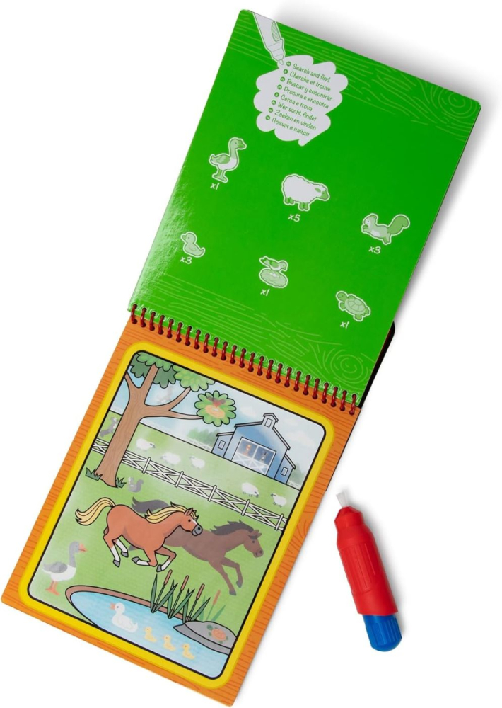 MELISSA AND DOUG WATER WOW CARTE DE COLORAT FERMA [2]
