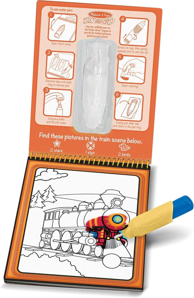 MELISSA AND DOUG WATER WOW CARTE DE COLORAT VEHICULE CU APA [2]