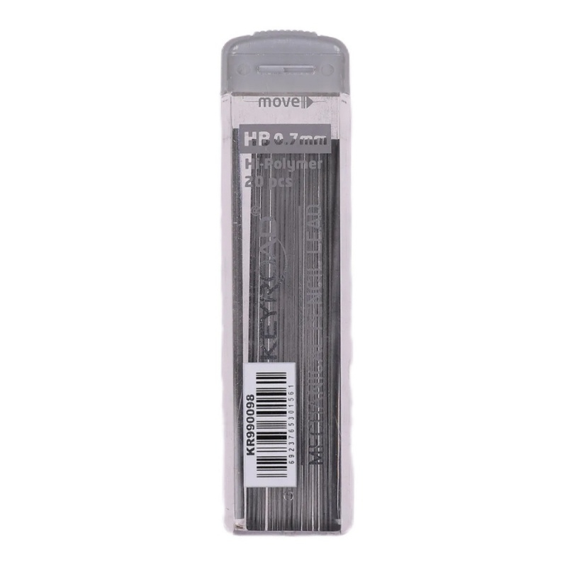 Mine creion mecanic Keyroad , 0.7mm, HB, set 20 buc