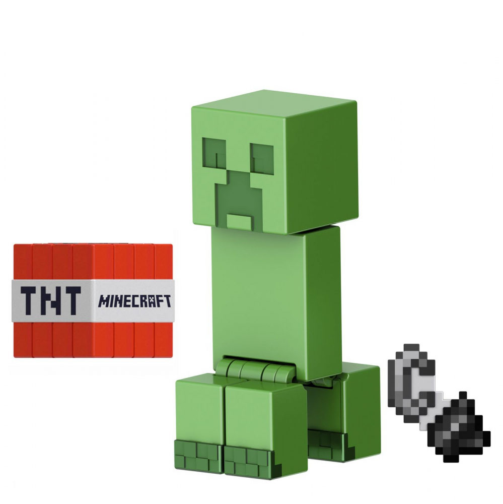 MINECRAFT CRAFT A BLOCK FIGURINA CREEPER 8CM [2]