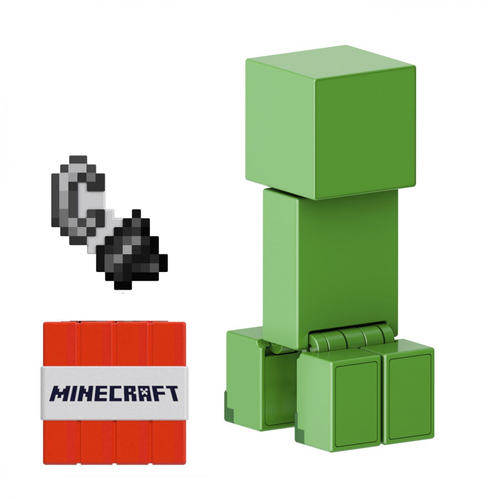 MINECRAFT CRAFT A BLOCK FIGURINA CREEPER 8CM [3]