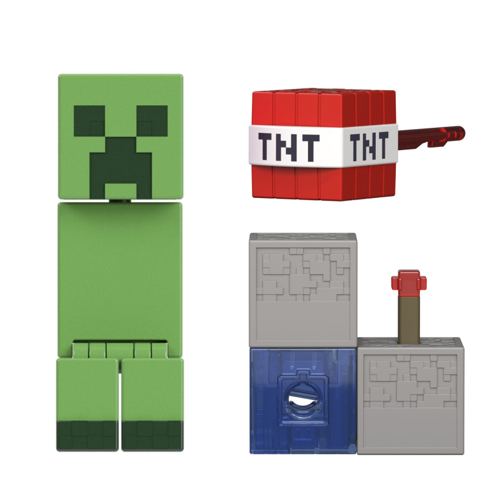 MINECRAFT CRAFT A BLOCK FIGURINA CREEPER 8CM [3]