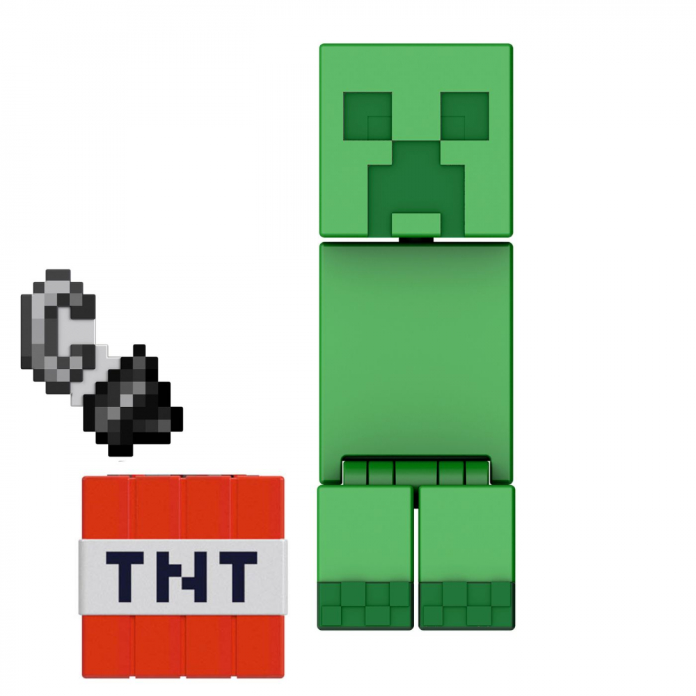 MINECRAFT CRAFT A BLOCK FIGURINA CREEPER 8CM [6]