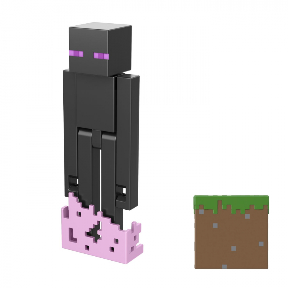 MINECRAFT CRAFT A BLOCK FIGURINA ENDERMAN 8CM [3]