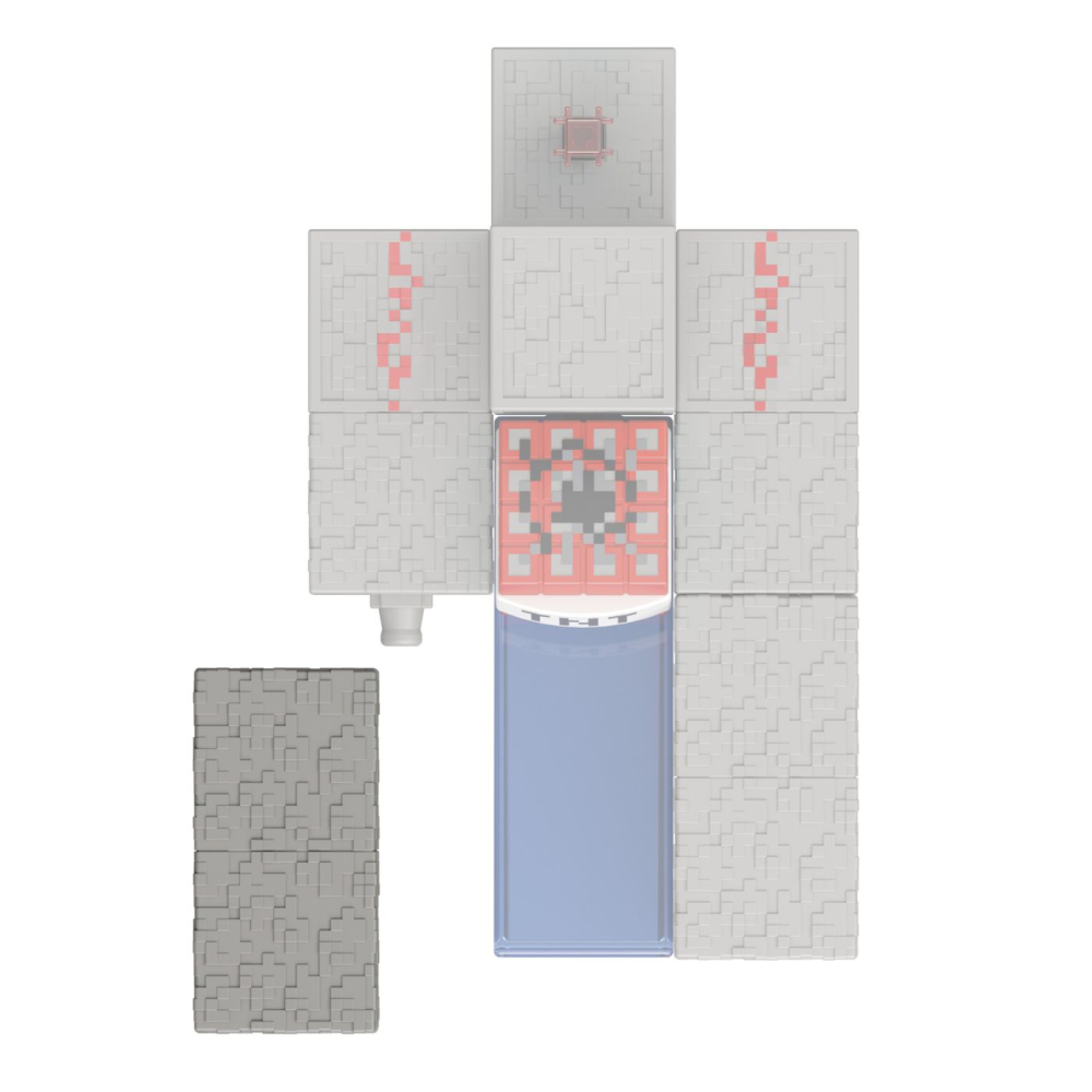 MINECRAFT CRAFT A BLOCK FIGURINA MOOSHROOM 8CM [4]