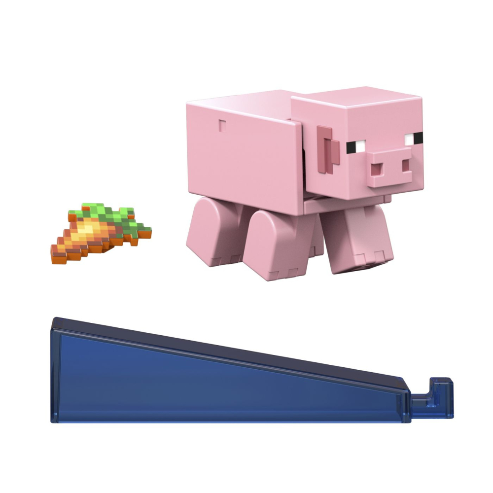 MINECRAFT CRAFT A BLOCK FIGURINA PIG 8CM [3]