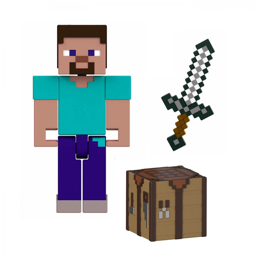 MINECRAFT CRAFT A BLOCK FIGURINA STEVE 8CM [2]