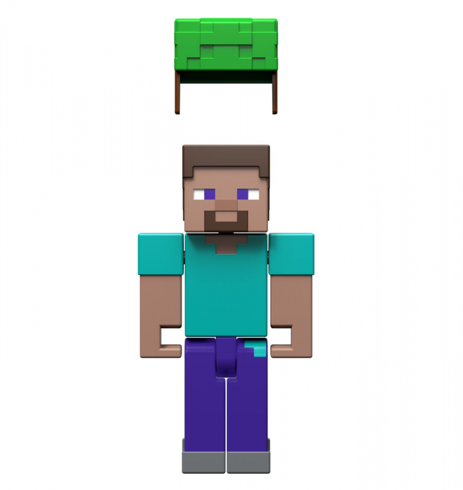 MINECRAFT CRAFT A BLOCK FIGURINA STEVE 8CM [2]