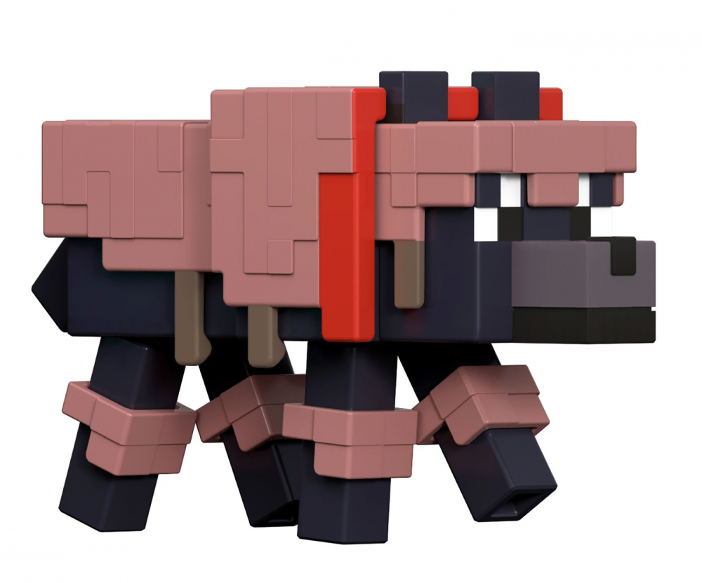 MINECRAFT CRAFT A BLOCK FIGURINA TAMED WOLF 8CM [2]