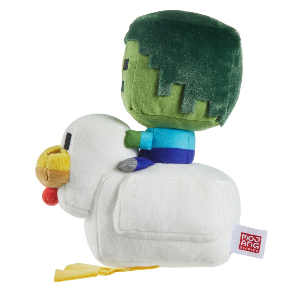 MINECRAFT FIGURINA DE PLUS CHICKEN JOCKEY 20CM [4]