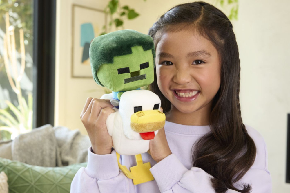 MINECRAFT FIGURINA DE PLUS CHICKEN JOCKEY 20CM [3]