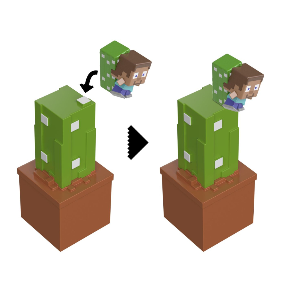 MINECRAFT MINI MODE SET EXPLORARE MINIERA CACTUS [5]