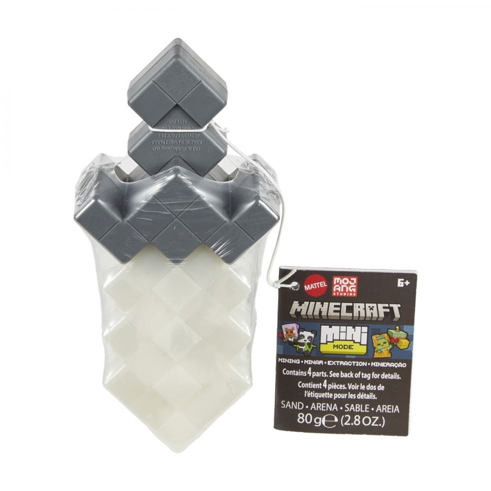 MINECRAFT MINI MODE SET EXPLORARE MINIERA GRI SI ALB [1]