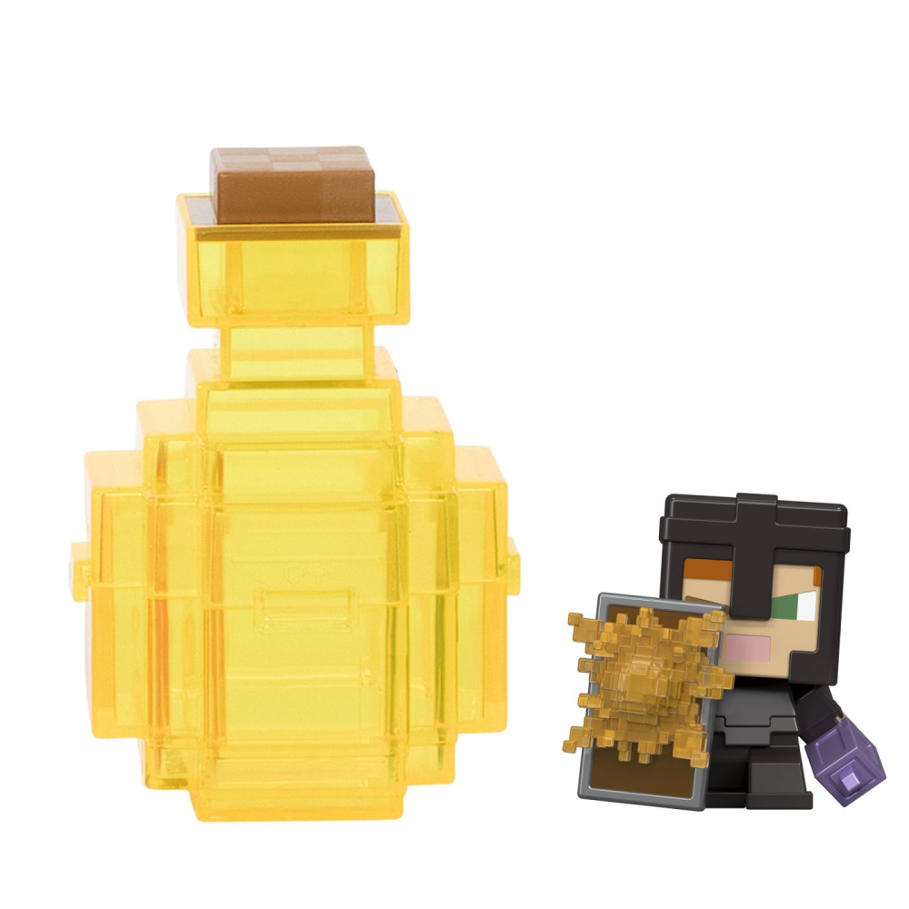 MINECRAFT MINI MODE SET EXPLORARE MINIERA PREPARAREA POTIUNILOR GALBEN [3]