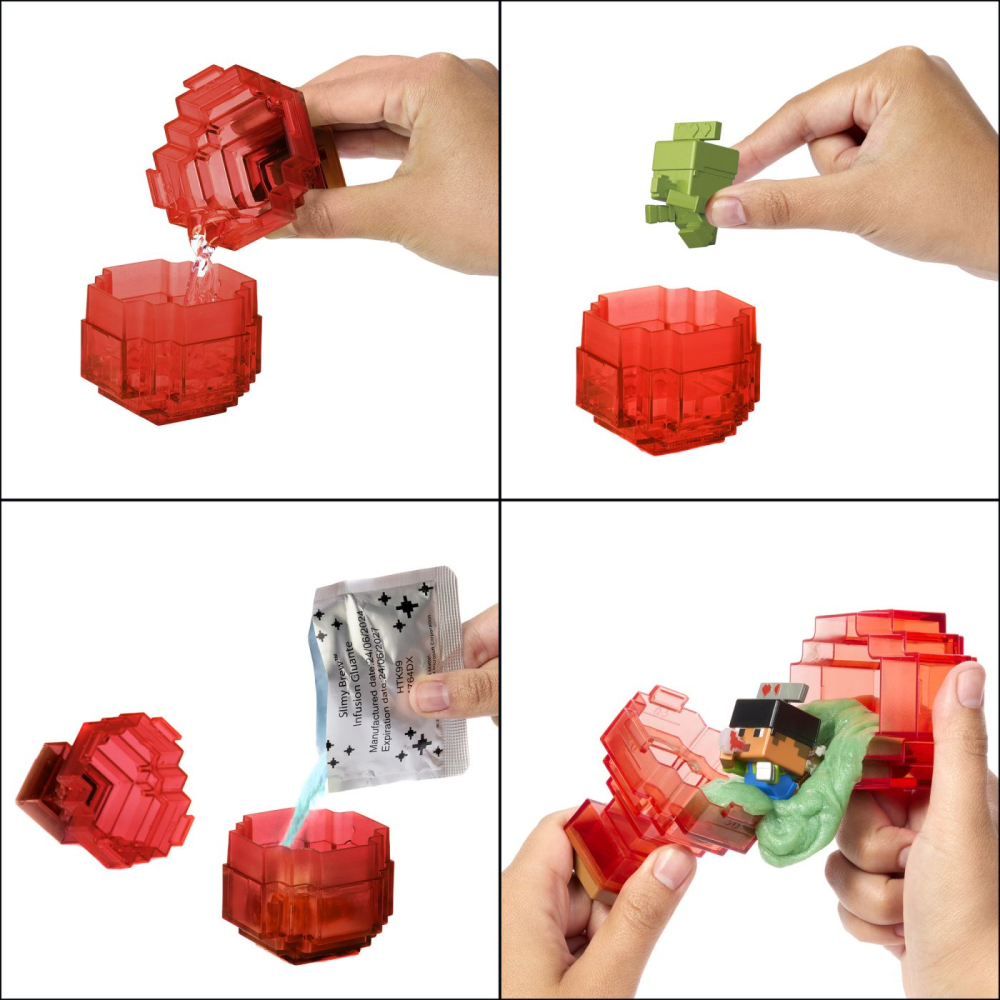 MINECRAFT MINI MODE SET EXPLORARE MINIERA PREPARAREA POTIUNILOR ROSU [7]