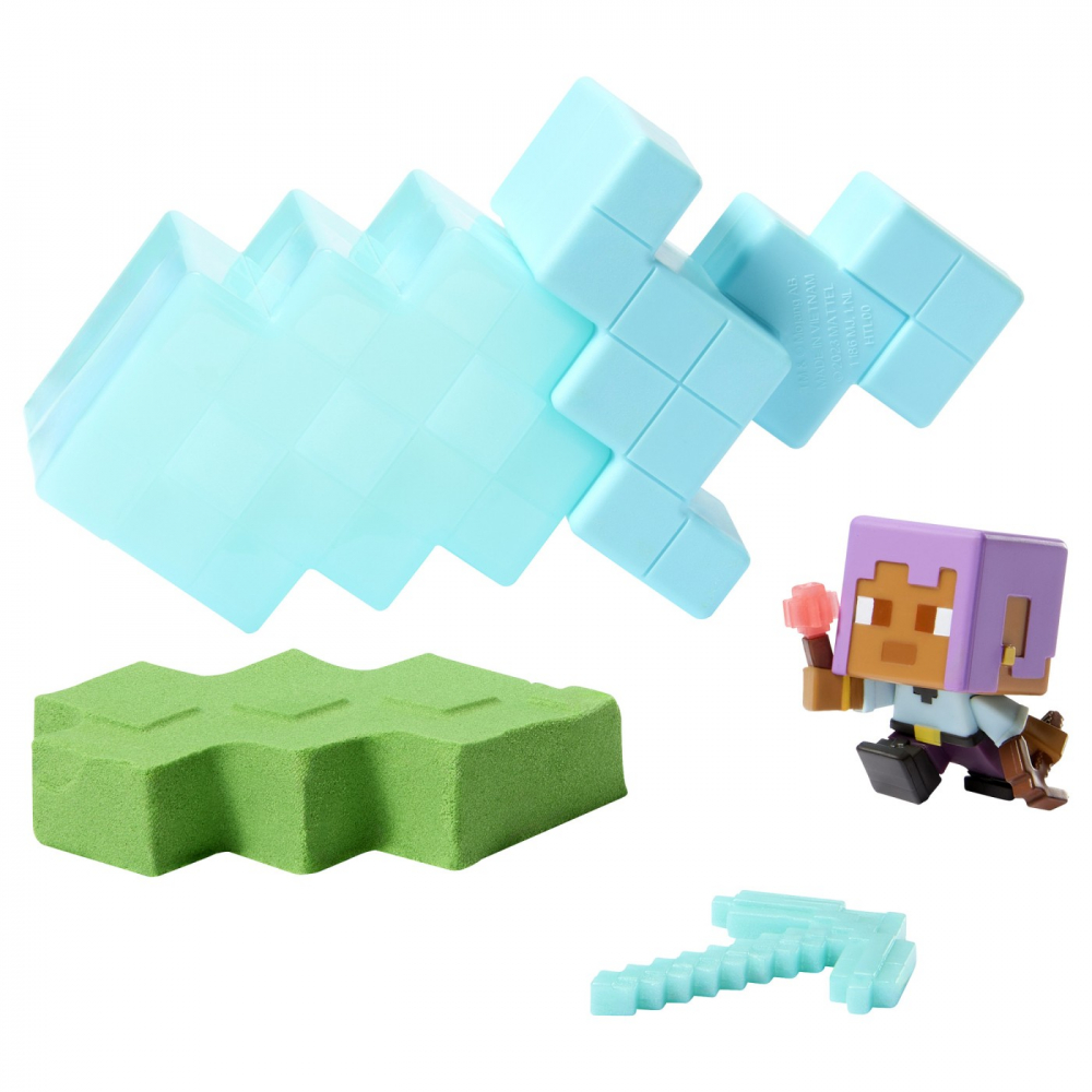 MINECRAFT MINI MODE SET EXPLORARE MINIERA TURQUOISE [5]