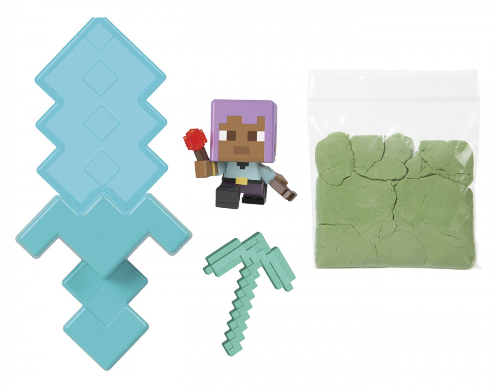 MINECRAFT MINI MODE SET EXPLORARE MINIERA TURQUOISE [2]