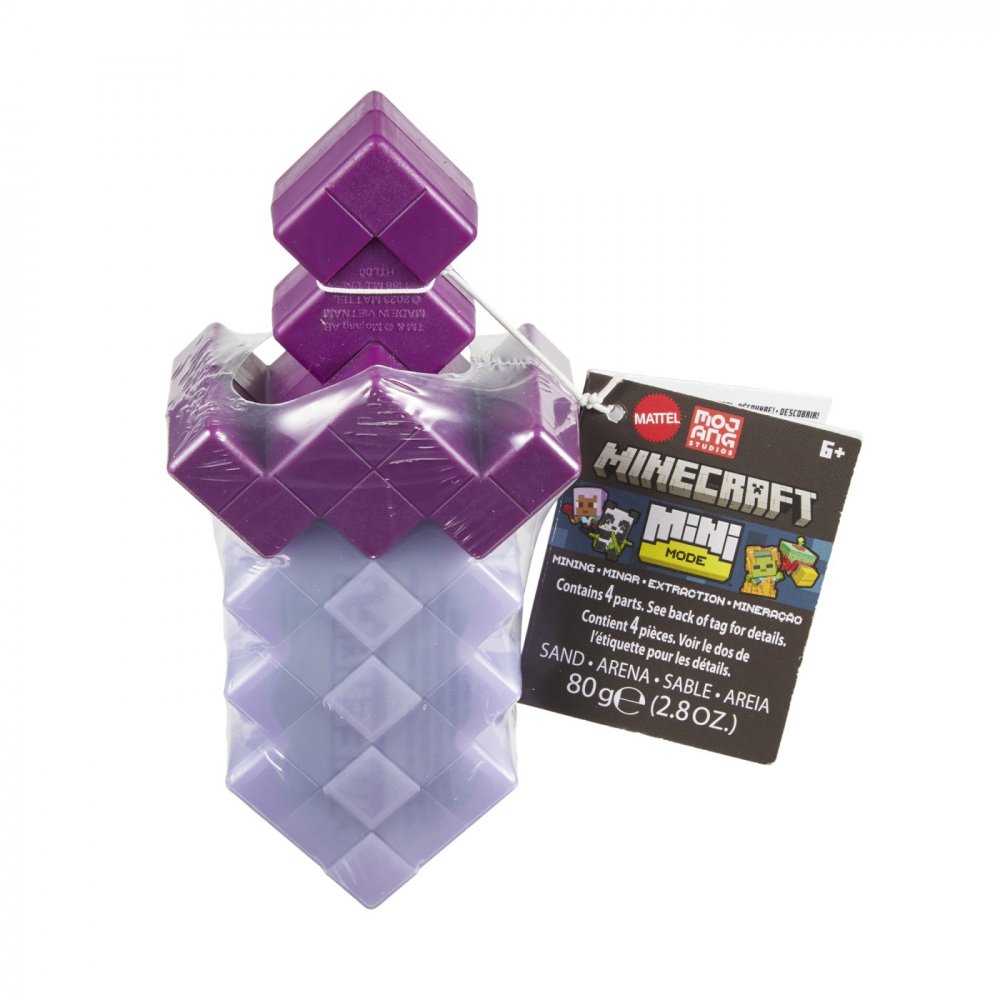 MINECRAFT MINI MODE SET EXPLORARE MINIERA VIOLET [1]