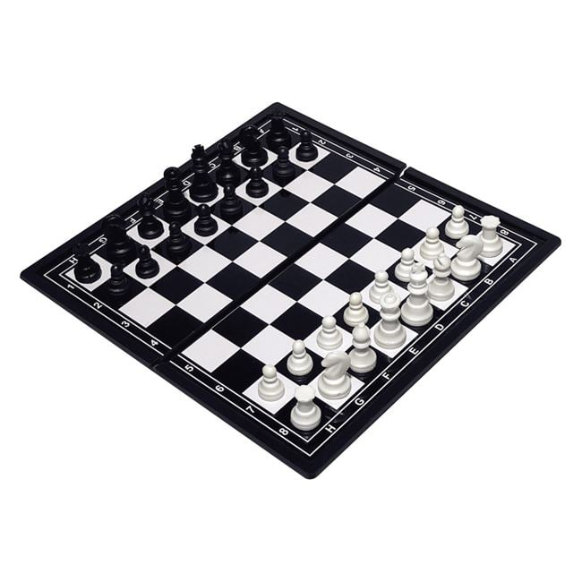 Mini joc de societate magnetic portabil Sah,15x15 cm [1]