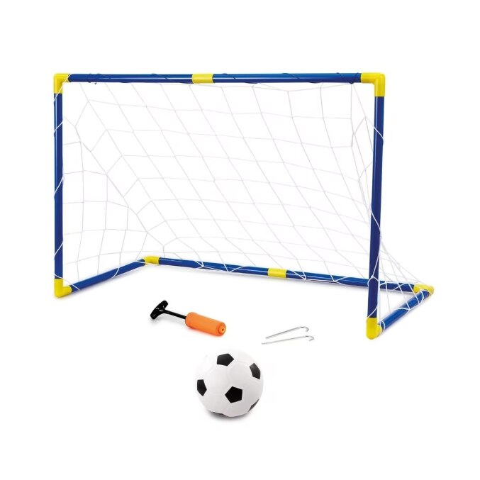 Mini Poarta de fotbal cu minge si pompa inclusa,3-5 ani