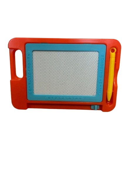 Mini tabla de desen cu creion inclus,plastic,diverse culori,20x14 cm [2]