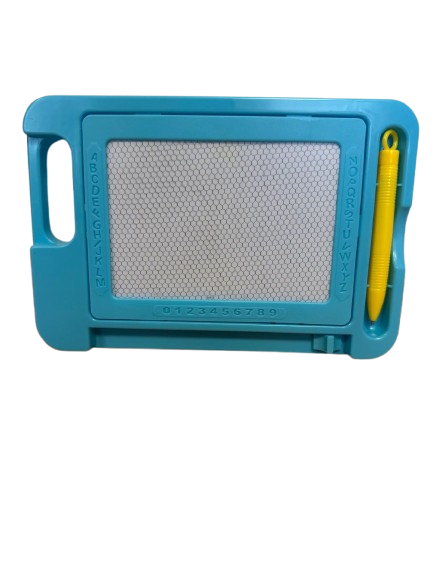 Mini tabla de desen cu creion inclus,plastic,diverse culori,20x14 cm [3]