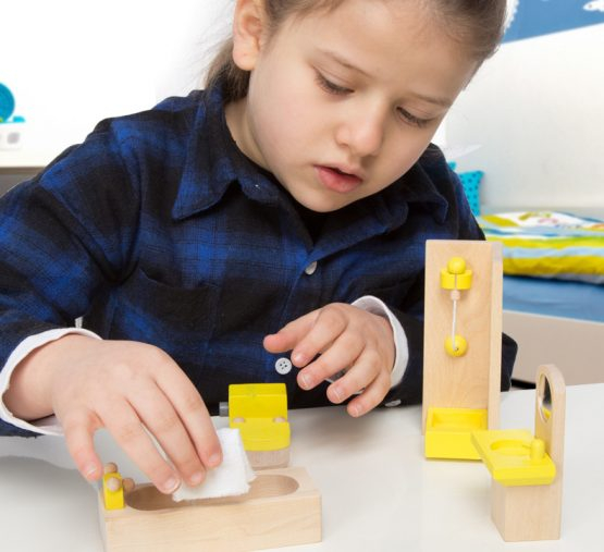 Mobilier din lemn pentru Baie cu dus [3]