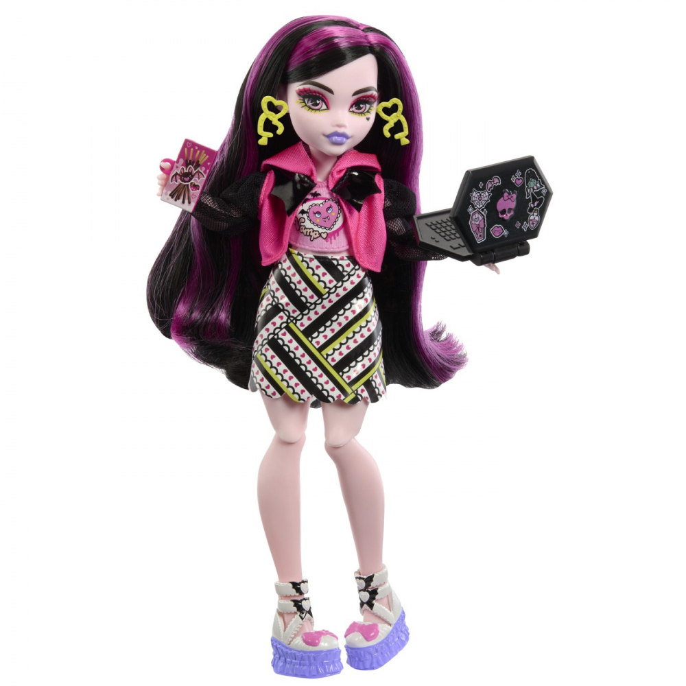 MONSTER HIGH NEON FRIGHTS PAPUSA DRACULAURA [5]