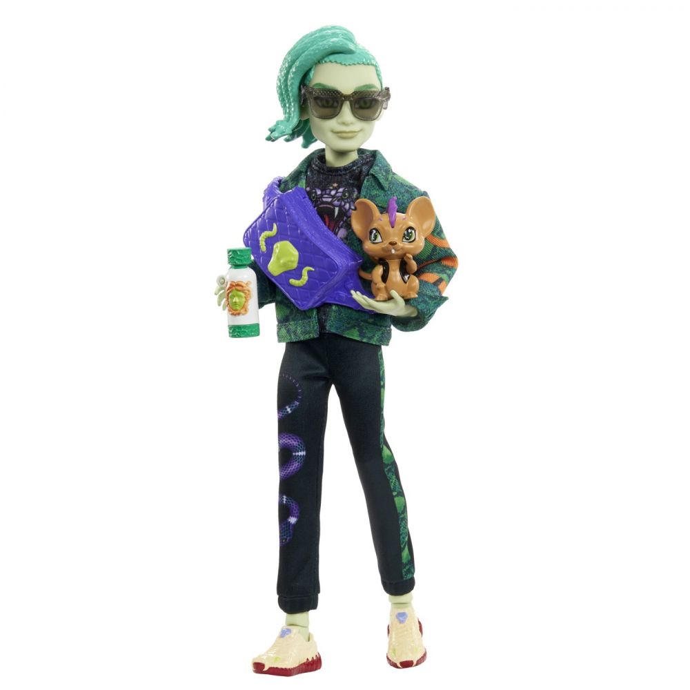 MONSTER HIGH PAPUSA DEUCE GORDON CU ANIMALUT SI ACCESORII [4]
