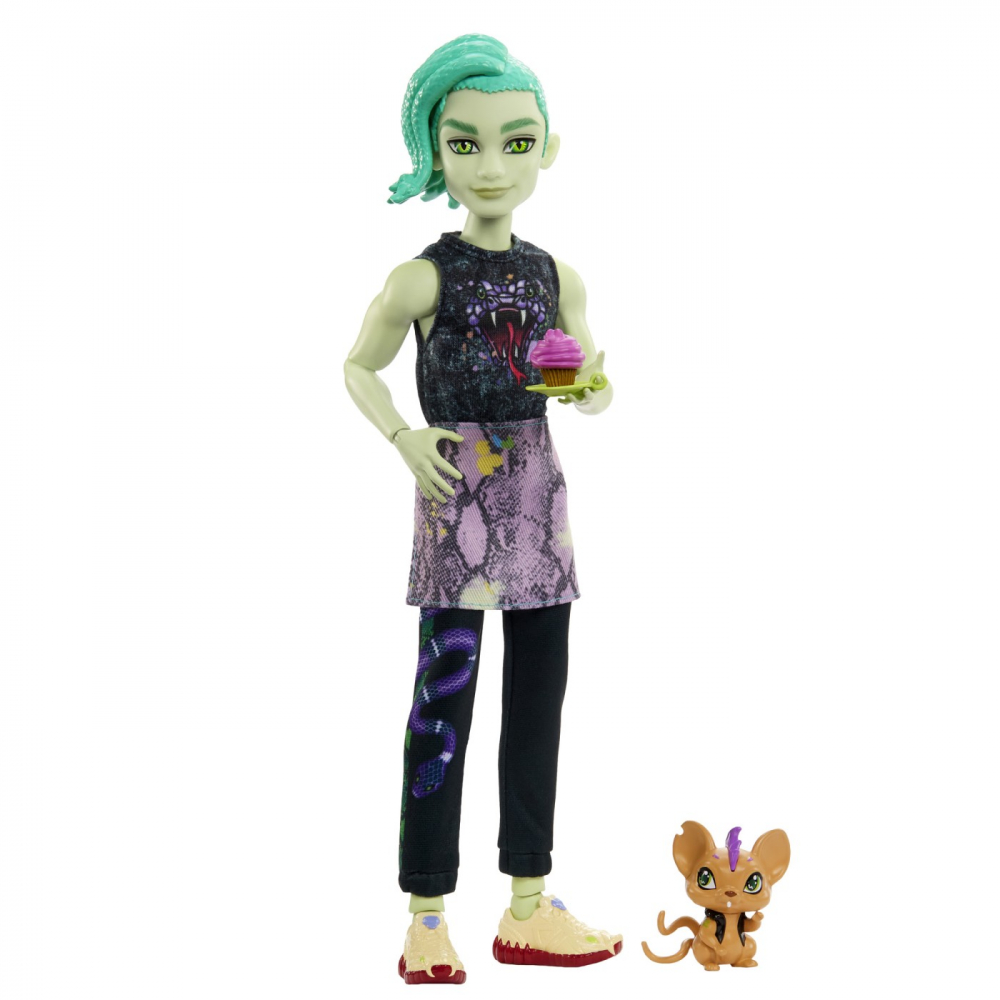 MONSTER HIGH PAPUSA DEUCE GORDON CU ANIMALUT SI ACCESORII [3]