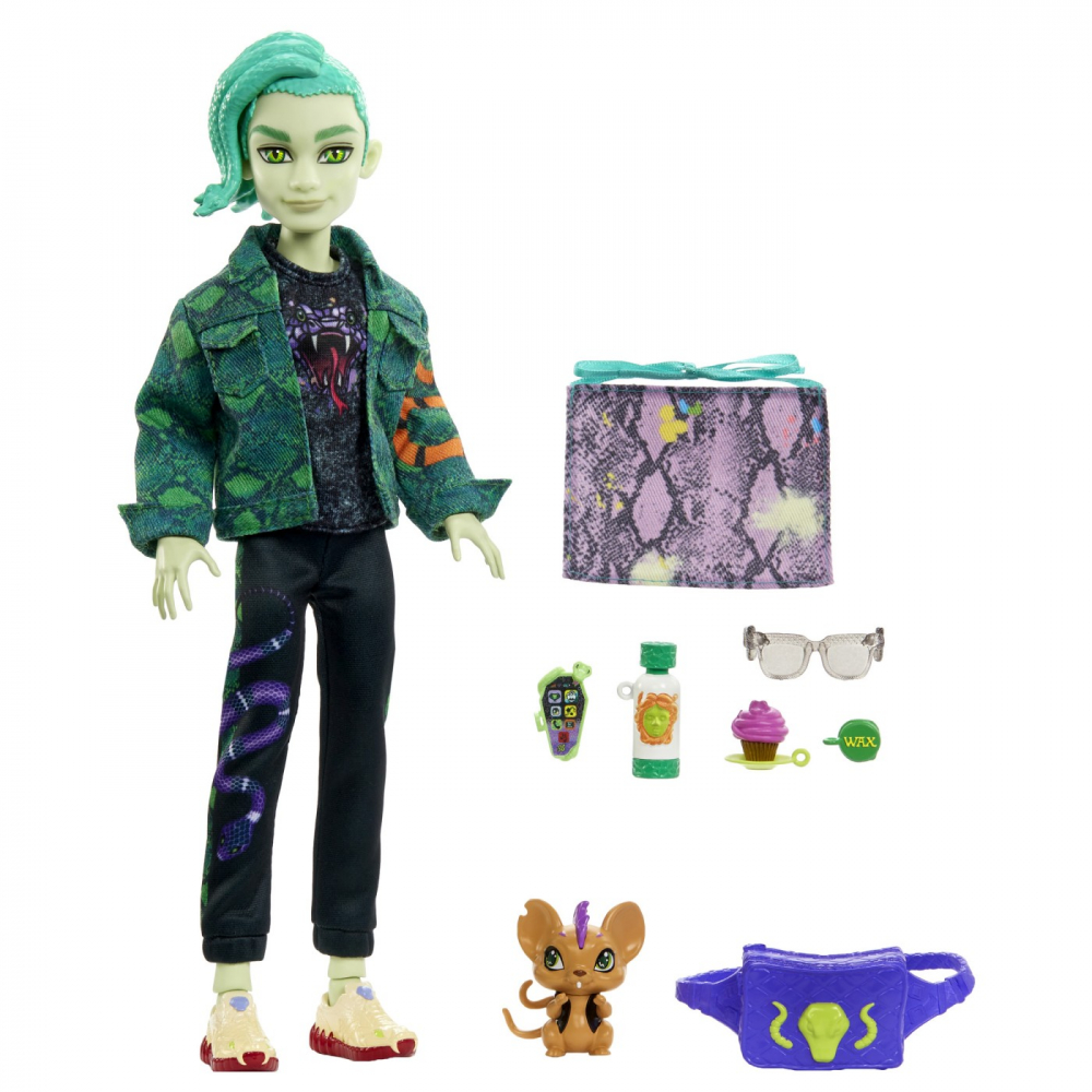 MONSTER HIGH PAPUSA DEUCE GORDON CU ANIMALUT SI ACCESORII [2]