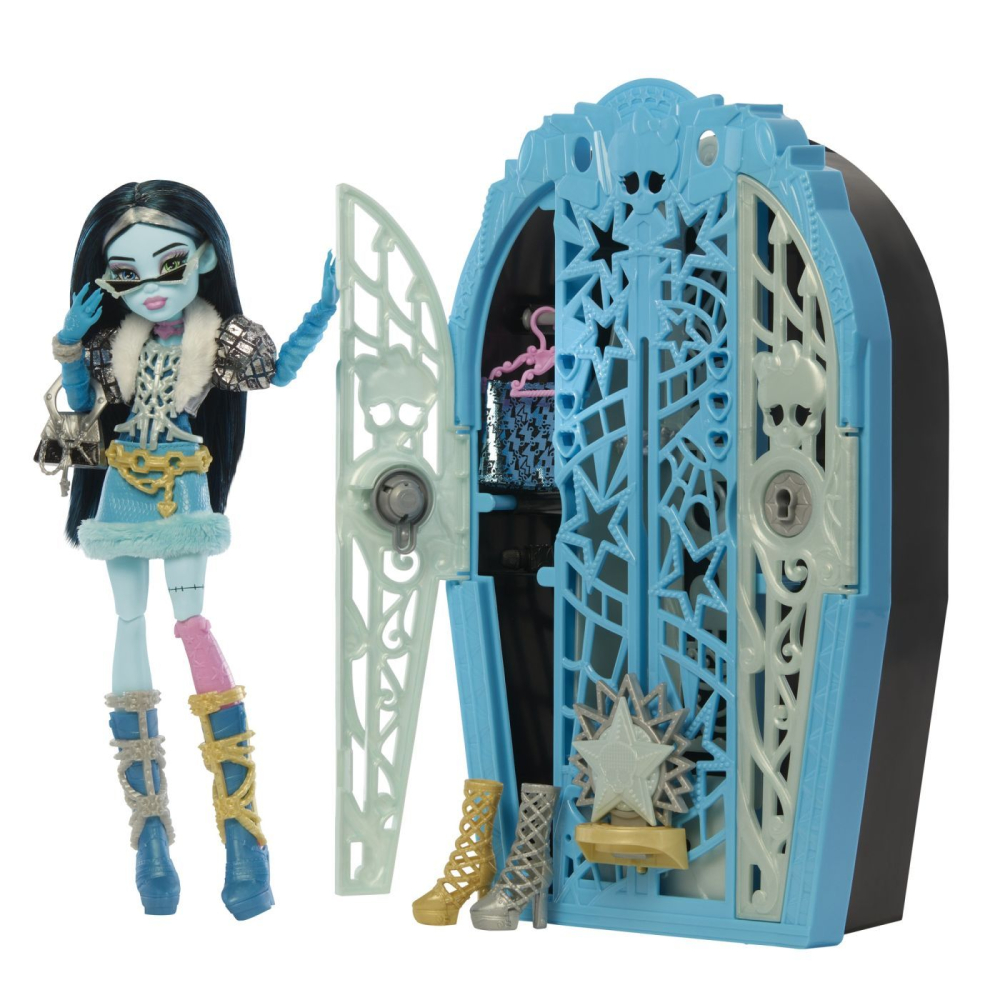 MONSTER HIGH PAPUSA FRANKIESTEIN CU DULAP REVELATOR SI ACCESORII [8]