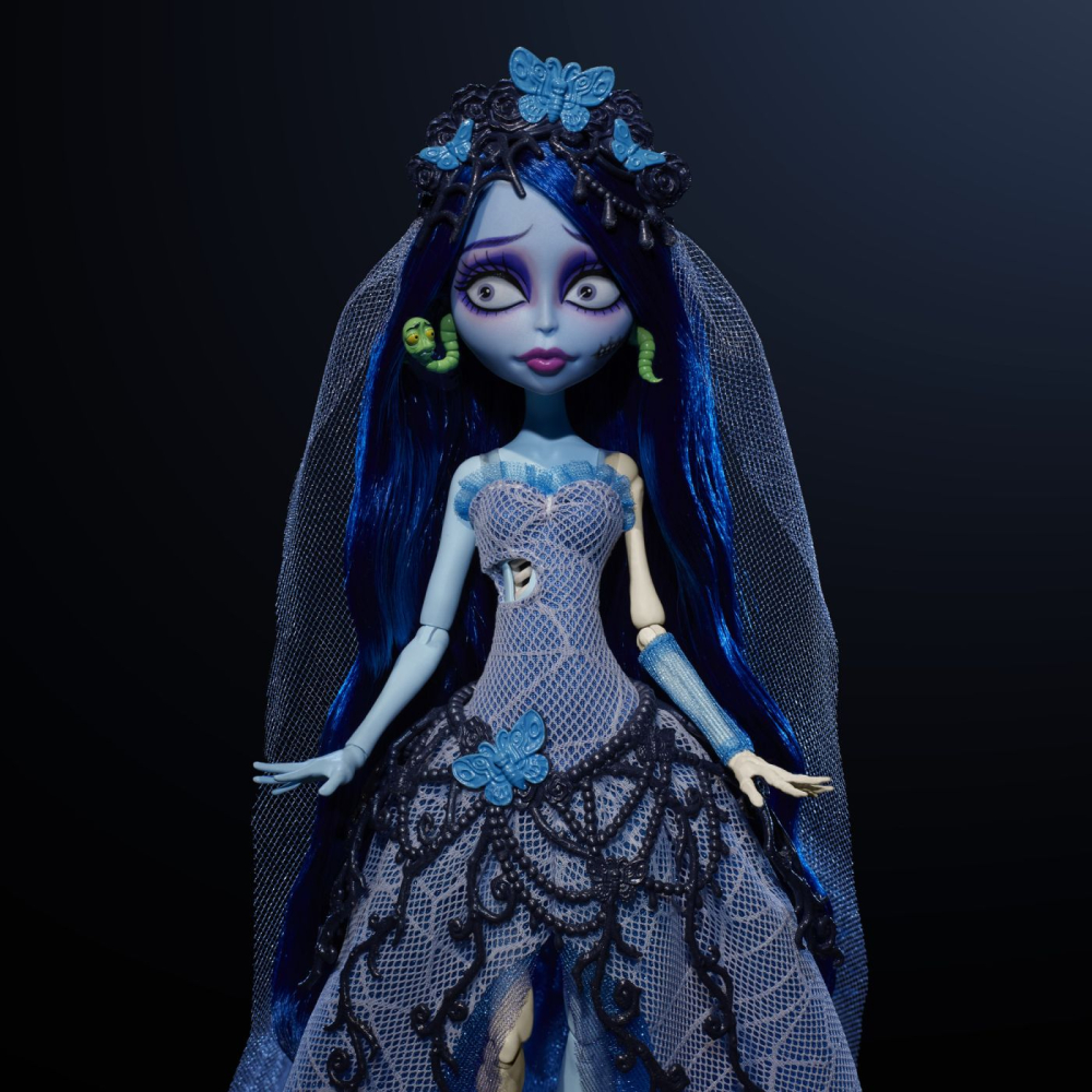 MONSTER HIGH SKULLECTOR PAPUSA EMILY DIN FILMUL CORPSE BRIDE DE TIM BURTONS [3]