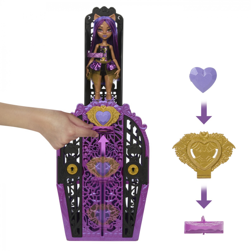 MONSTER HIGH SKULLTIMATE SECRETS PAPUSA CLAWDEEN WOLF [6]