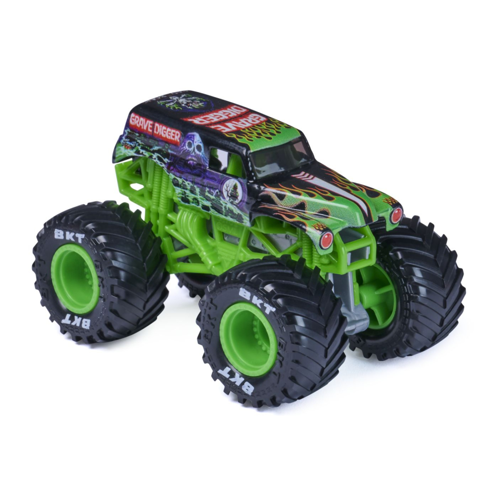 MONSTER JAM LEGACY TRUCKS MASINUTA METALICA GRAVE DIGGER SCARA 1 LA 64 [2]