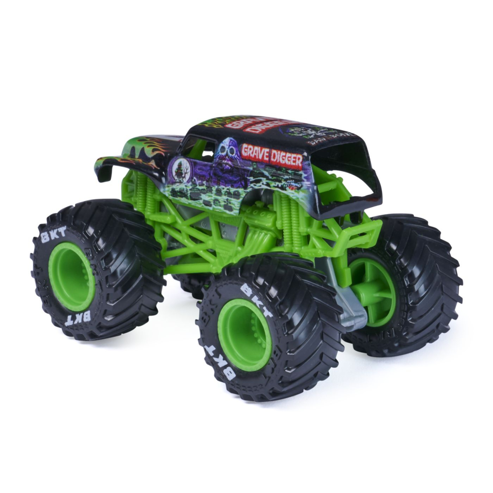 MONSTER JAM LEGACY TRUCKS MASINUTA METALICA GRAVE DIGGER SCARA 1 LA 64 [3]
